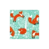 Ulster Weavers Foraging Fox ovenwant katoen blauw