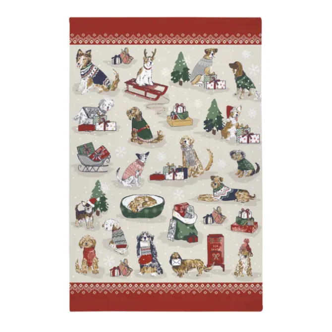 Ulster Weavers Merry Mutts theedoek katoen