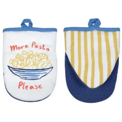 Ulster Weavers Pasta Lovers Club kleine magnetronwant katoen 2 stuks