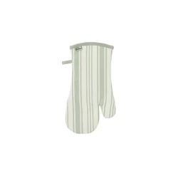 Ulster Weavers Sage Stripe ovenwant katoen groen