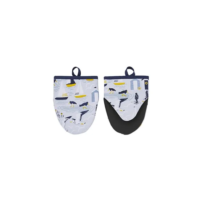 Ulster Weavers Seashore kleine ovenwant katoen blauw 2 stuks