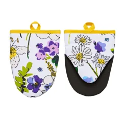 Ulster Weavers Wildflowers kleine ovenwant katoen geel 2 stuks