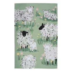Ulster Weavers Woolly Sheep theedoek katoen