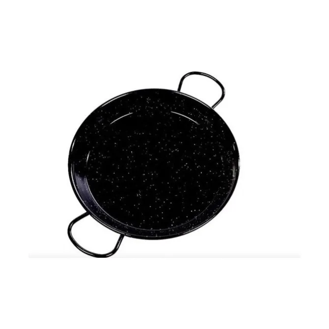 Vaello Esmaltada paellapan ø 38 cm plaatstaal zwart