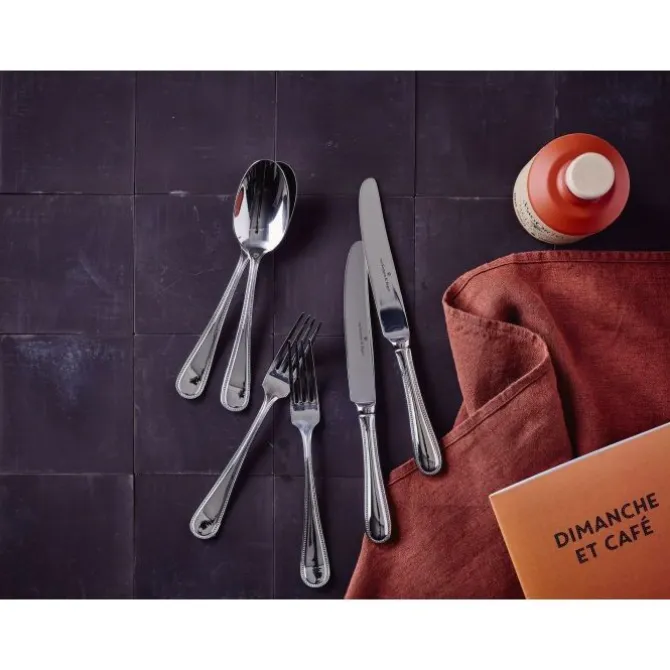 Van Kempen & Begeer Perlé bestekcassette 6-persoons rvs 40-
