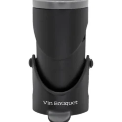 Vin Bouquet Click! Champagnestop kunststof zwart