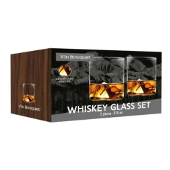 Vin Bouquet whiskyglas met bergen 370 ml 2 stuks