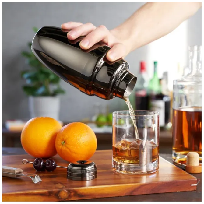 Viski Heavyweight cocktailshaker Gunmetal