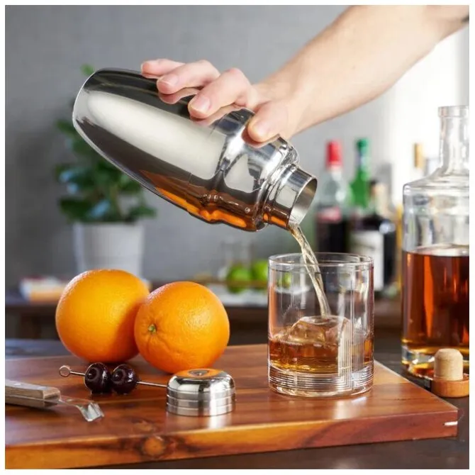 Viski Heavyweight cocktailshaker Stainless Steel