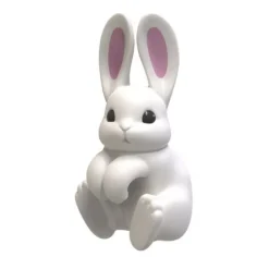 Winkee Bunny lepelhouder en stoomaflater silicone