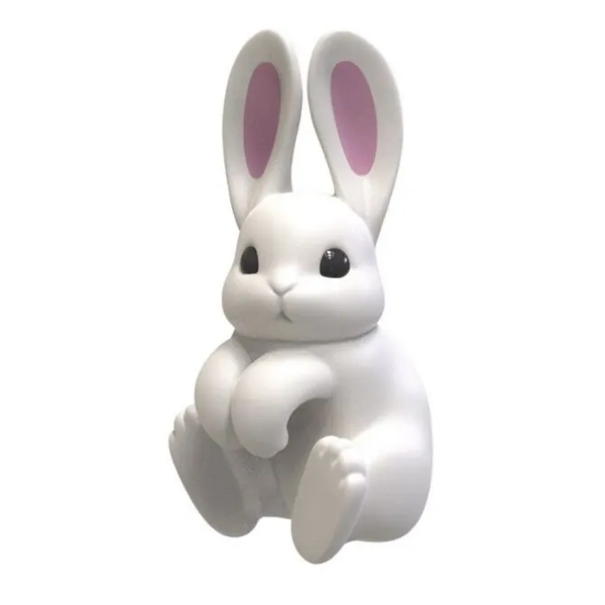 Winkee Bunny lepelhouder en stoomaflater silicone