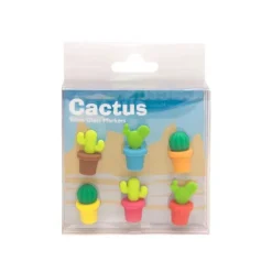 Winkee Cactus Glass markers silicone 6 stuks