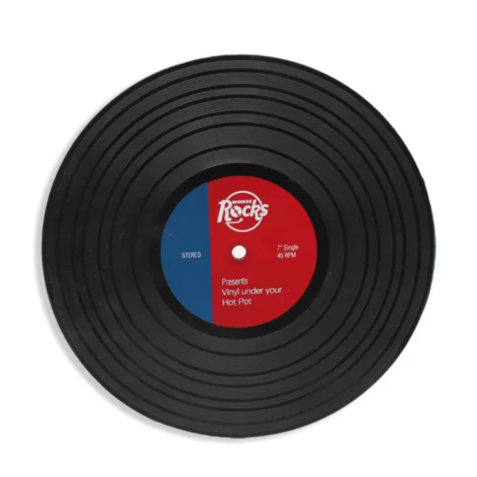 Winkee Vinyl Record Trivet rood