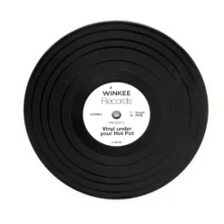 Winkee Vinyl Record Trivet wit