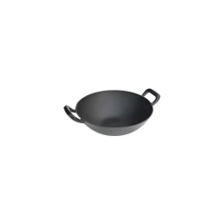 1821 wok ø 32 cm gietijzer zwart