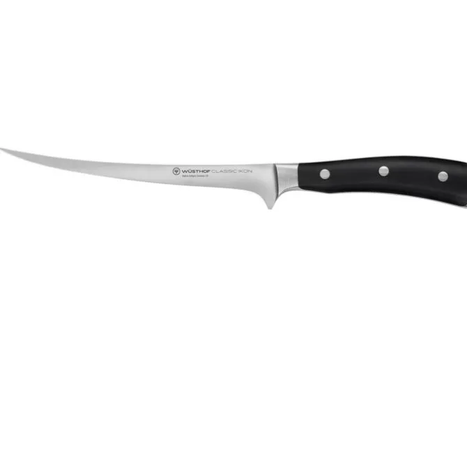 Wüsthof Classic Ikon extra smal fileermes 18 cm messenstaal