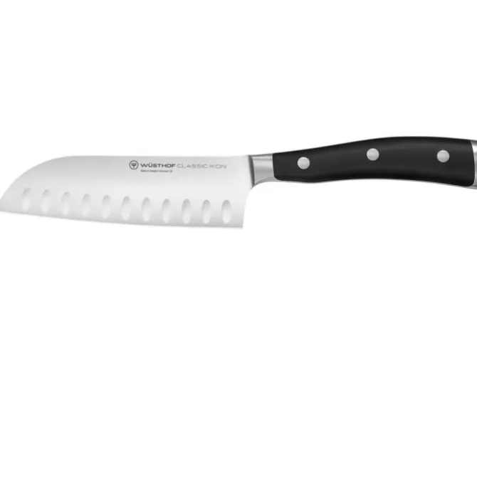 Wüsthof Classic Ikon Santokumes met kuiltjes 14 cm messenstaal