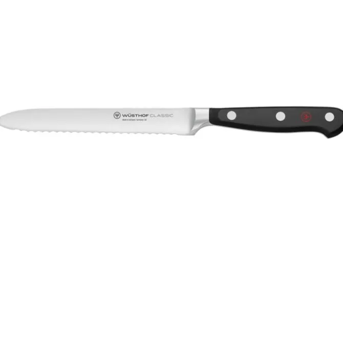 Wüsthof Classic worst- / tomatenmes 14 cm messenstaal