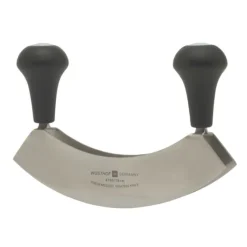 Wüsthof dubbel wiegemes 18 cm messenstaal zwart
