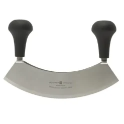 Wüsthof dubbel wiegemes 23 cm messenstaal zwart