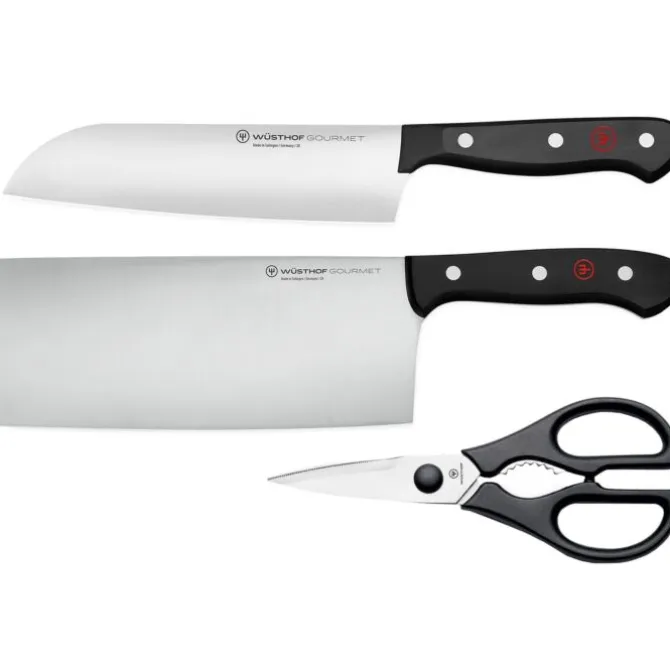 Wüsthof Gourmet messenset rvs 3-delig
