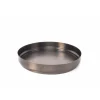 XLBoom Rondo Small dienblad ø 34 cm rvs zwart