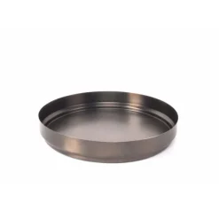 XLBoom Rondo Small dienblad ø 34 cm rvs zwart
