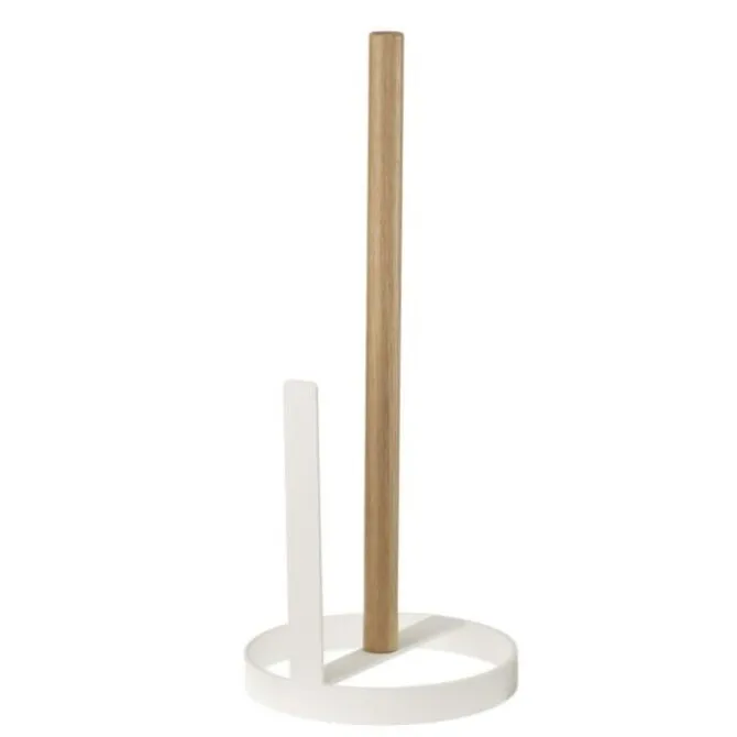 Yamazaki Tosca keukenrolhouder staal wit