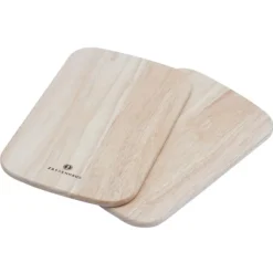 Zassenhaus ontbijtplank 26 x 17 cm hout 2 stuks