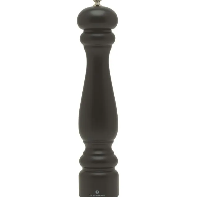 Zassenhaus Potsdam pepermolen 30 cm hout mat zwart