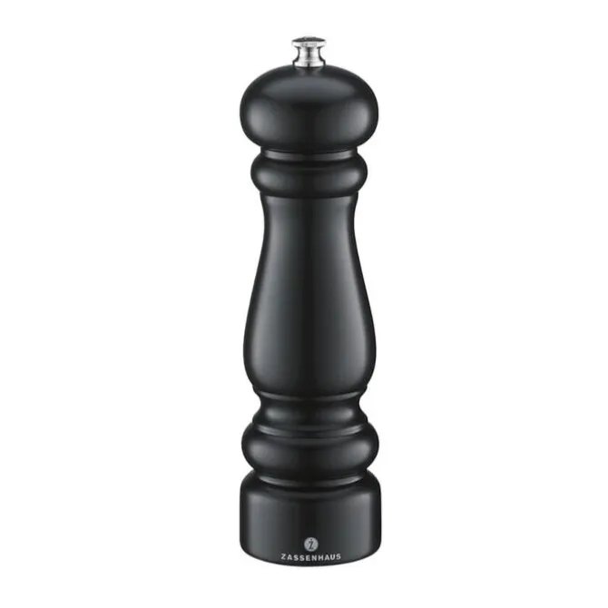 Zassenhaus Potsdam zoutmolen 20 cm hout mat zwart