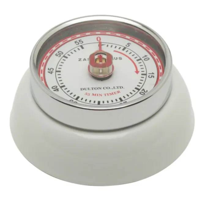Zassenhaus Timer Speed kookwekker 7 cm metaal glans