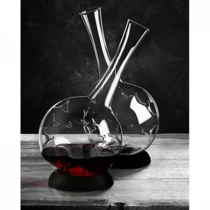 Zieher Eddy decanteerkaraf met siliconen voet 2,3 liter glas