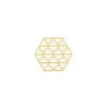 Zone Denmark Triangles onderzetter 16 x 14 cm silicone chardonnay