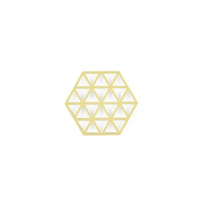 Zone Denmark Triangles onderzetter 16 x 14 cm silicone chardonnay