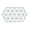 Zone Denmark Triangles onderzetter 24 x 14 cm silicone blauw