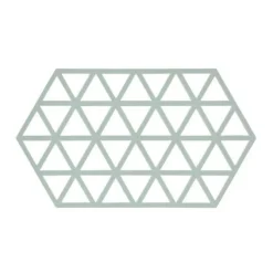 Zone Denmark Triangles onderzetter 24 x 14 cm silicone blauw