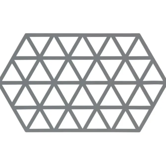 Zone Denmark Triangles onderzetter 24 x 14 cm silicone Matcha Green