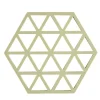Zone Denmark Triangles onderzetter 16 x 14 cm silicone Matcha Green