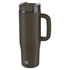 Zwilling Thermo+ drinkbeker met rietje 900 ml Chocolate