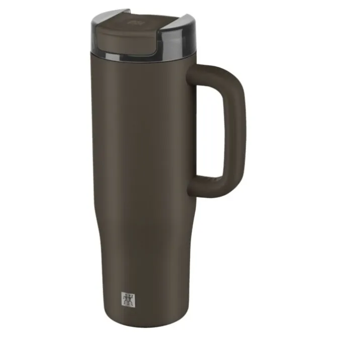 Zwilling Thermo+ drinkbeker met rietje 900 ml Chocolate